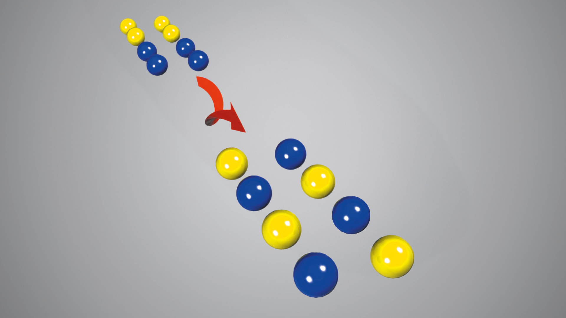 Schematic representation of powder mixing technology