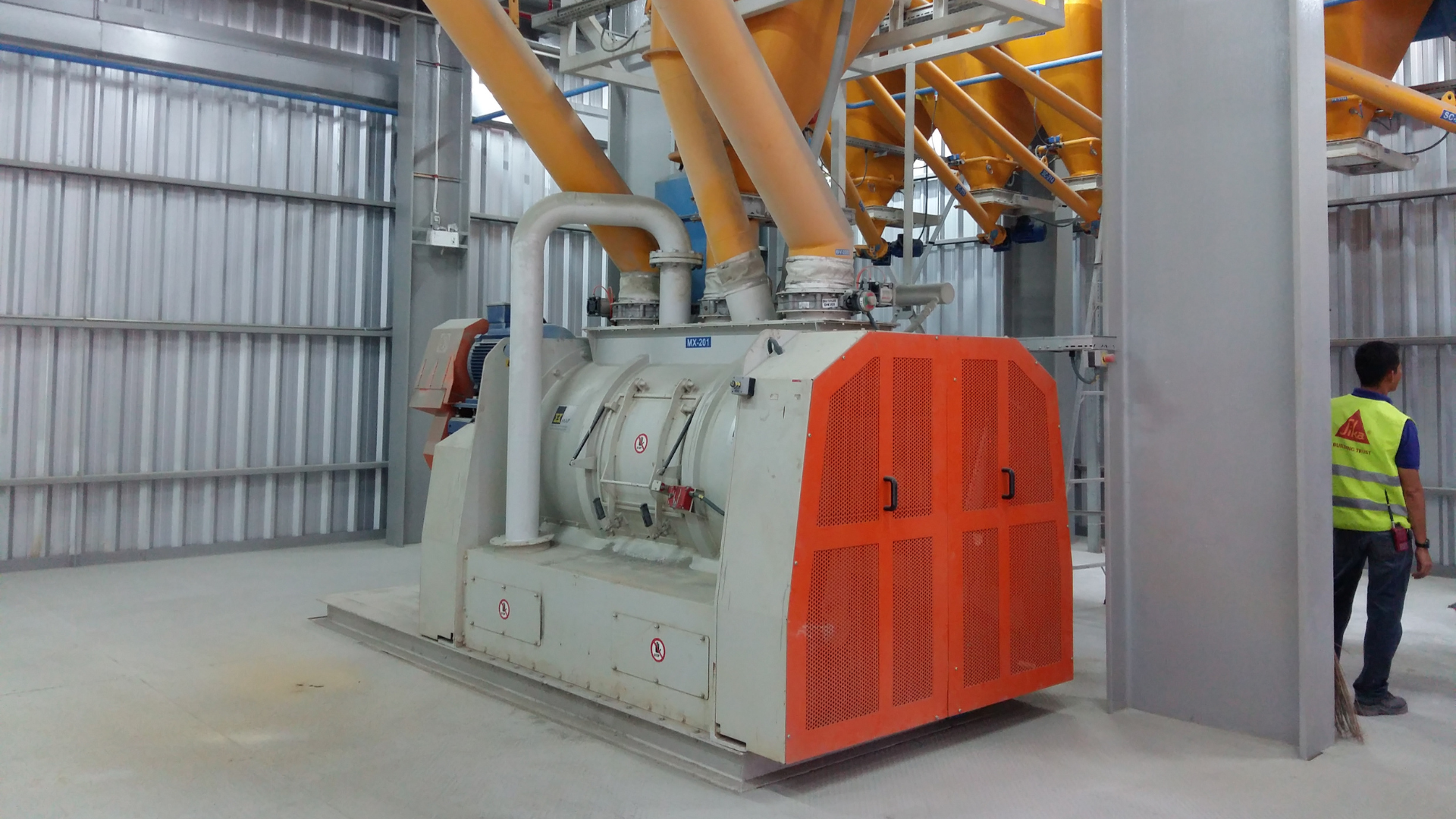 Dry premixed building material mixers, Industrial powder mixers