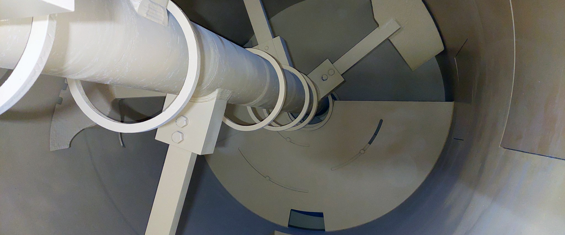 Kontinuierlicher Mischer in Aktion.