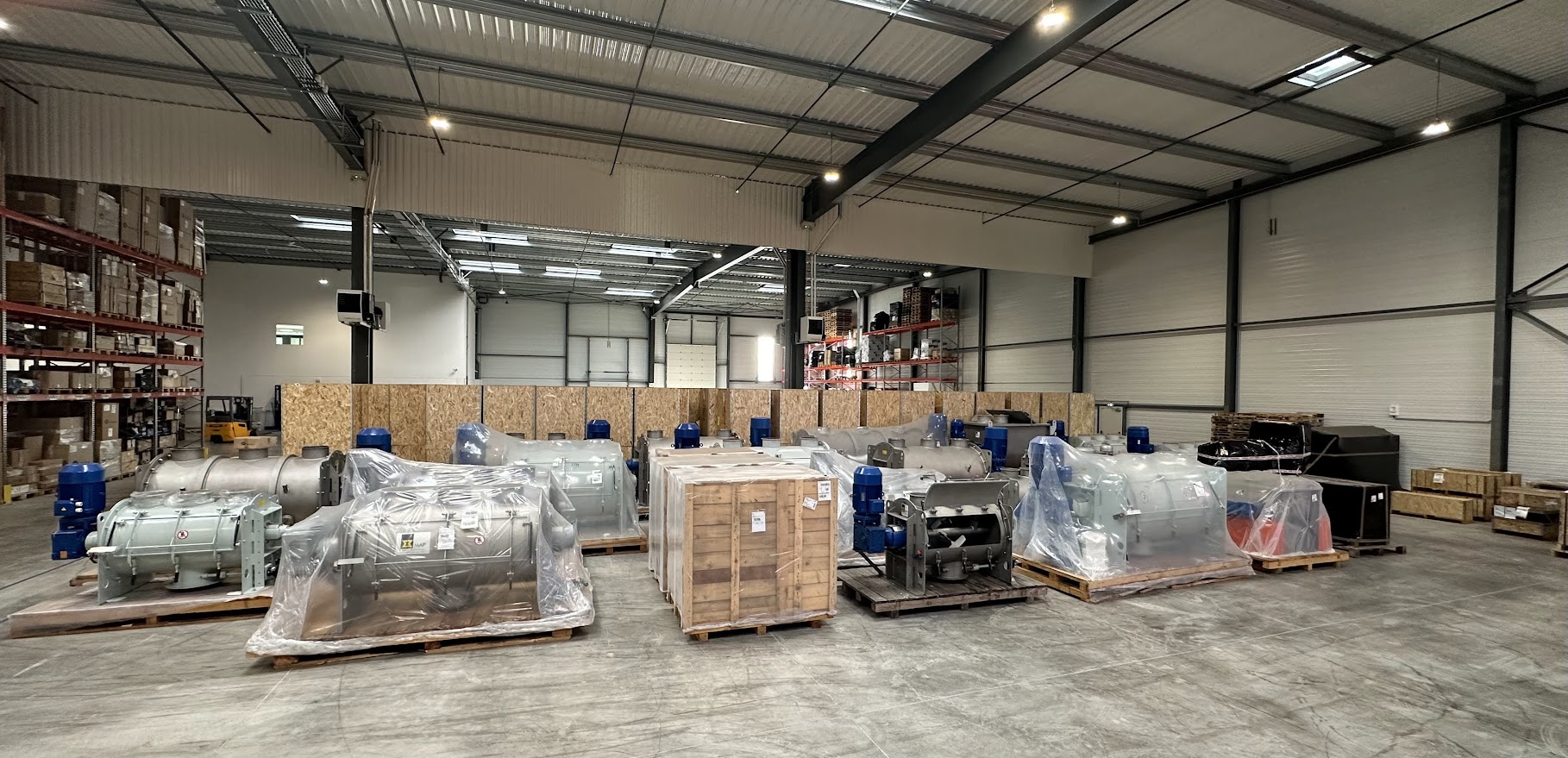 stock of industrial mixers