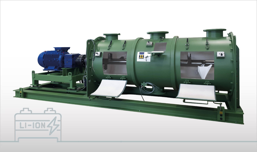 WBH Lithium Mezcladores industriales de alta eficiencia con paletas para baterías secundarias