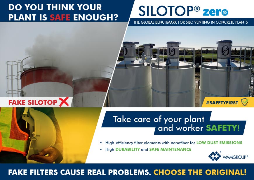 SILOTOP® ZERO by WAM® for safe and efficient silo venting in concrete batching plants_1