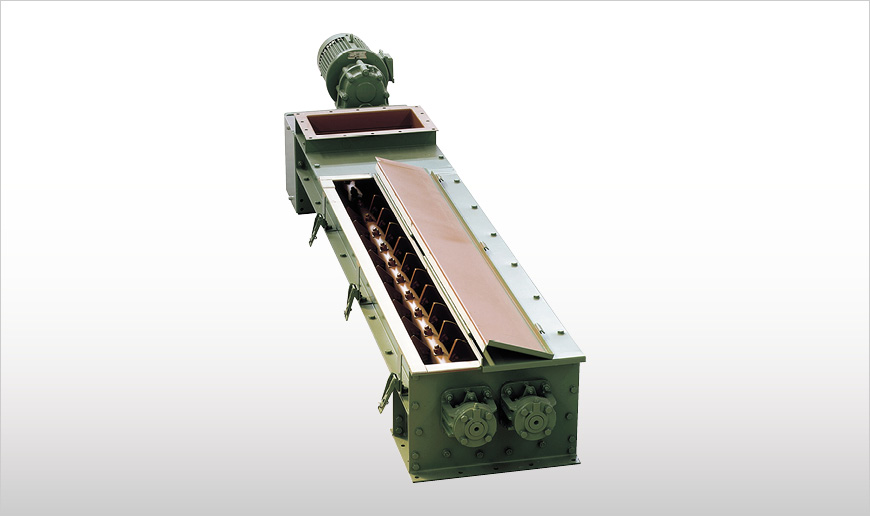 Mezcladora continúa de doble rotor a paletas MESC-MESC-UM