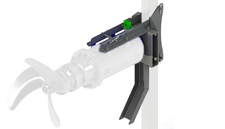 Adjustable support frame suitable for common pole sizes