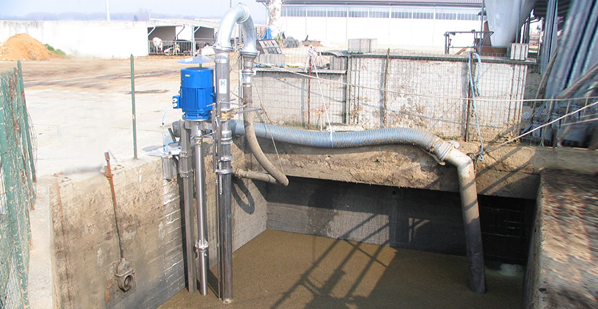 Vertical Long-Shaft Chopper Pumps with Electric Motor VPH - 1