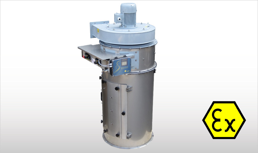 WAMFLO ATEX Flanged Round Dust Collectors ATEX-certified