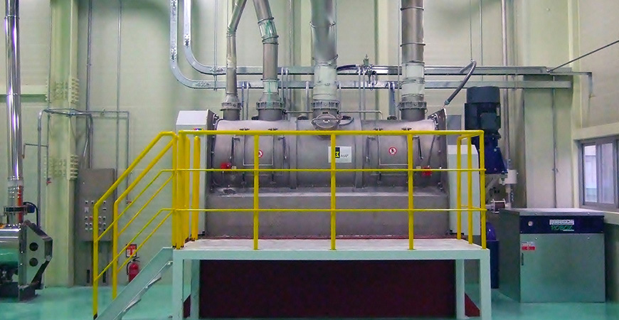 Batch-Type Single-Shaft Industrial Mixers with Bomb-Bay Discharge WBHT - 1